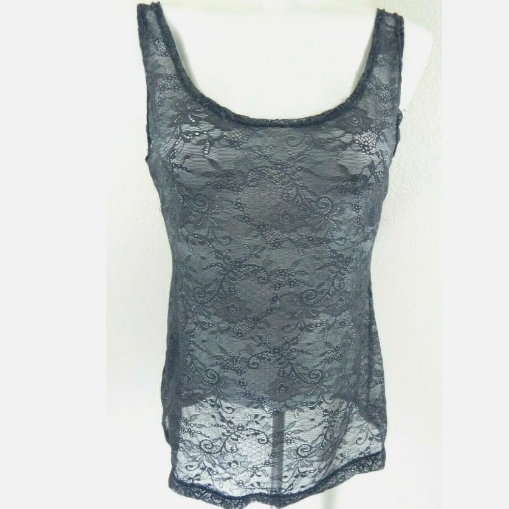 Cosabella Sheer Floral Lace Camisole
